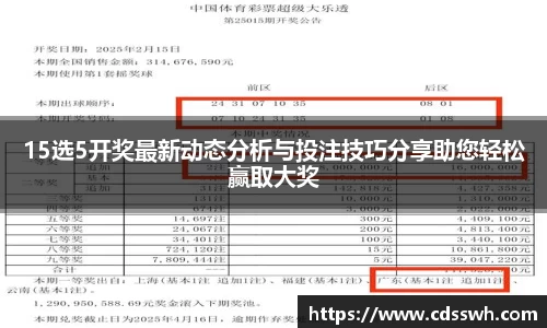 15选5开奖最新动态分析与投注技巧分享助您轻松赢取大奖